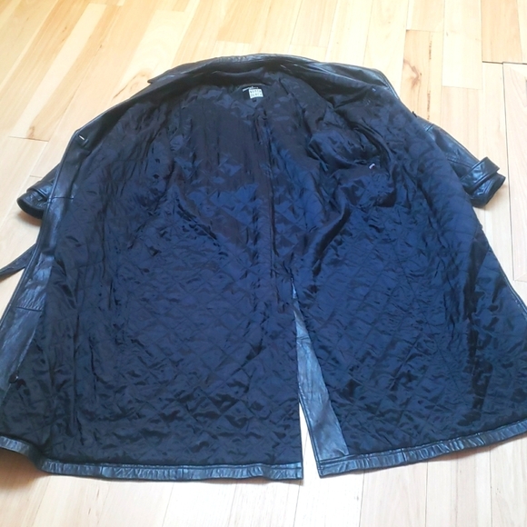 Michael Hoban North Beach Leather Duster Size 46 - Picture 9 of 9